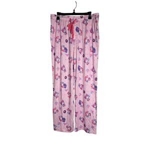 SANRIO HELLO KITTY & FRIENDS Sleep Pants NEW Pink Purple Pull-on Size M